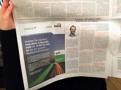 DVGW Anzeige in der FAZ Sonderbeilage