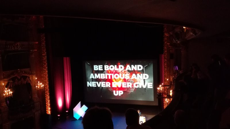 Bühne bei der KIKK Keynote