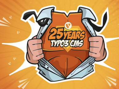 25 Jahre TYPO3 CMS Illustartion