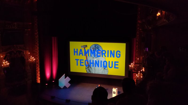 Bühne bei der KIKK Keynote